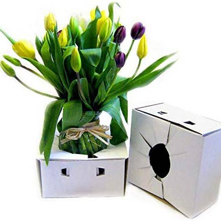 UNIMIX FLORAL - Wholesale Vase - Cardboard Delivery Vase Carry Out