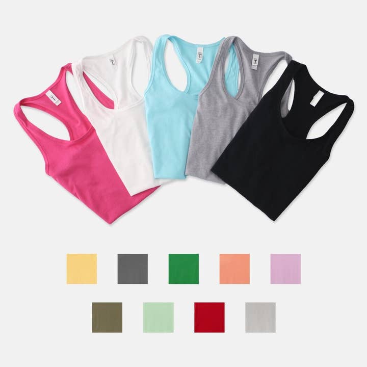 Stiles Tee Co. – Tops – Mulher por atacado – Tanque de treino motivacional engraçado para mulheres5