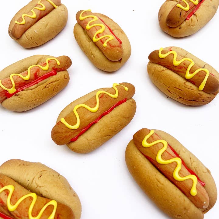 Bones & Whiskers - Wholesale Pet treats – Dog - Hot Dog biscuit1