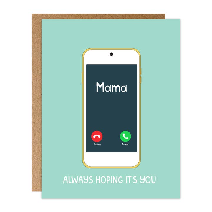 Immer in der Hoffnung, dass du es bist Karte für den Großhandel von Poppermost Prints