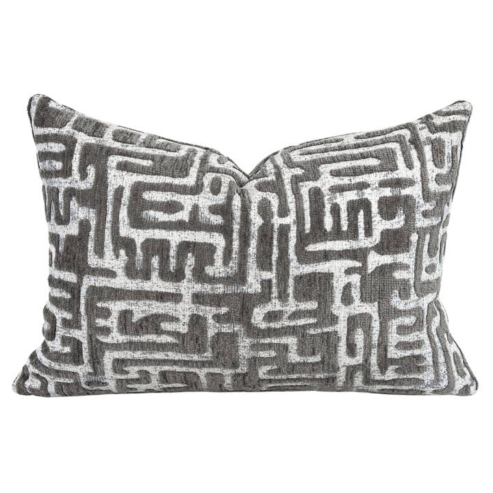 Courtyard Pillow in Stone for wholesale by Something Extra