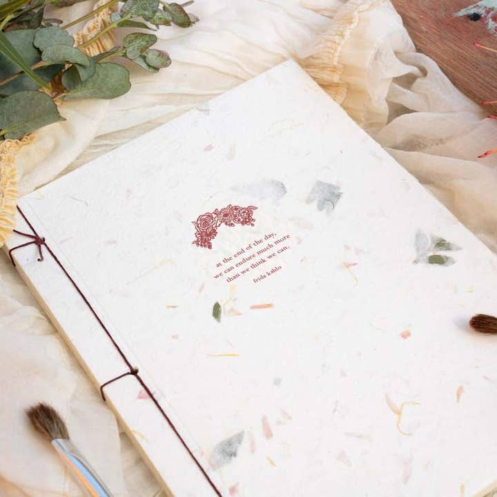 Oblation Papers & Press – wholesale Journal/diary – Frida Kahlo Handmade Paper Inspiration Journal2