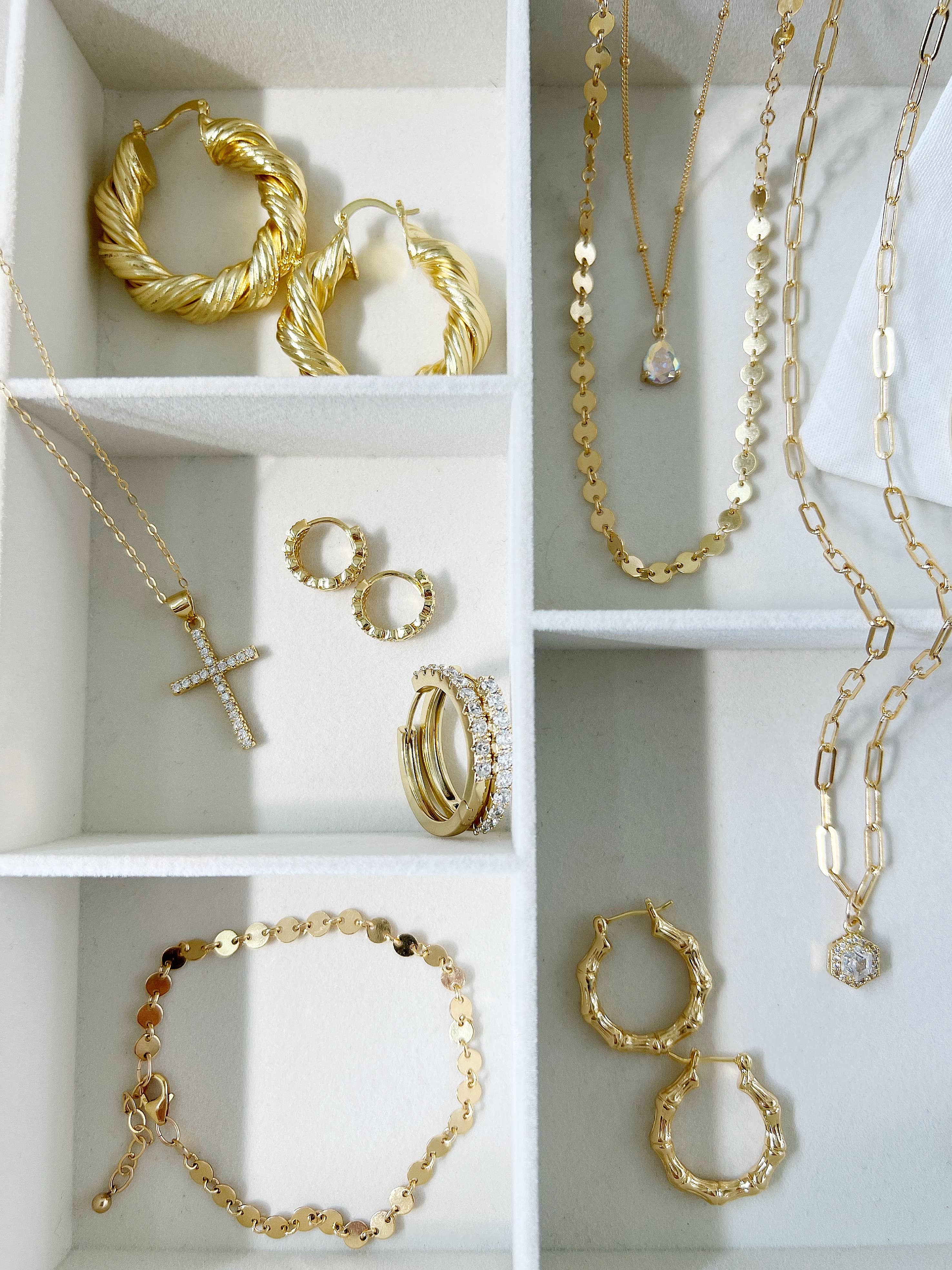 True by Kristy Jewelry - Wholesale Pendant/Charm Necklace - Cross Religious Cz Necklace Gold Filled4