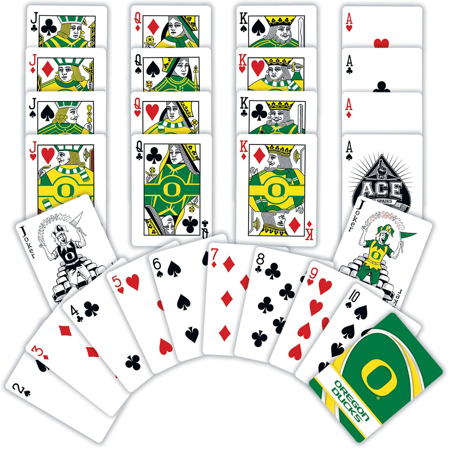 Masterpieces Puzzles - Wholesale Playing Cards - Oregon Ducks Playing Cards1