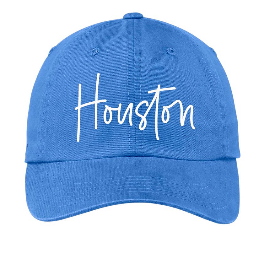 Frankie Jean - Wholesale Baseball Cap - Unisex - Houston Cursive Baseball Cap V14