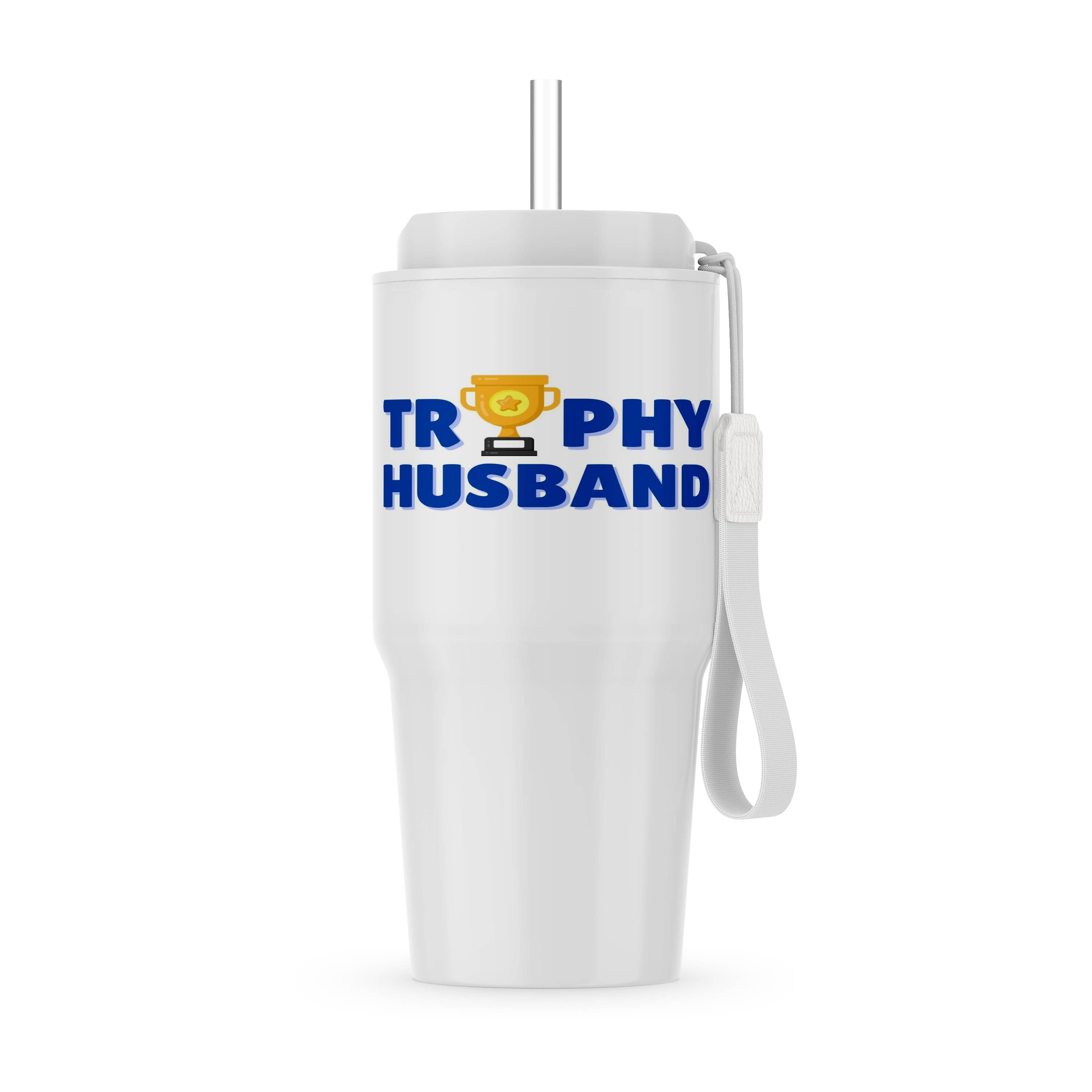 3dRose - Wholesale Insulated Mug/Tumbler - 3dRose, Trophy Husband, Tumbler0