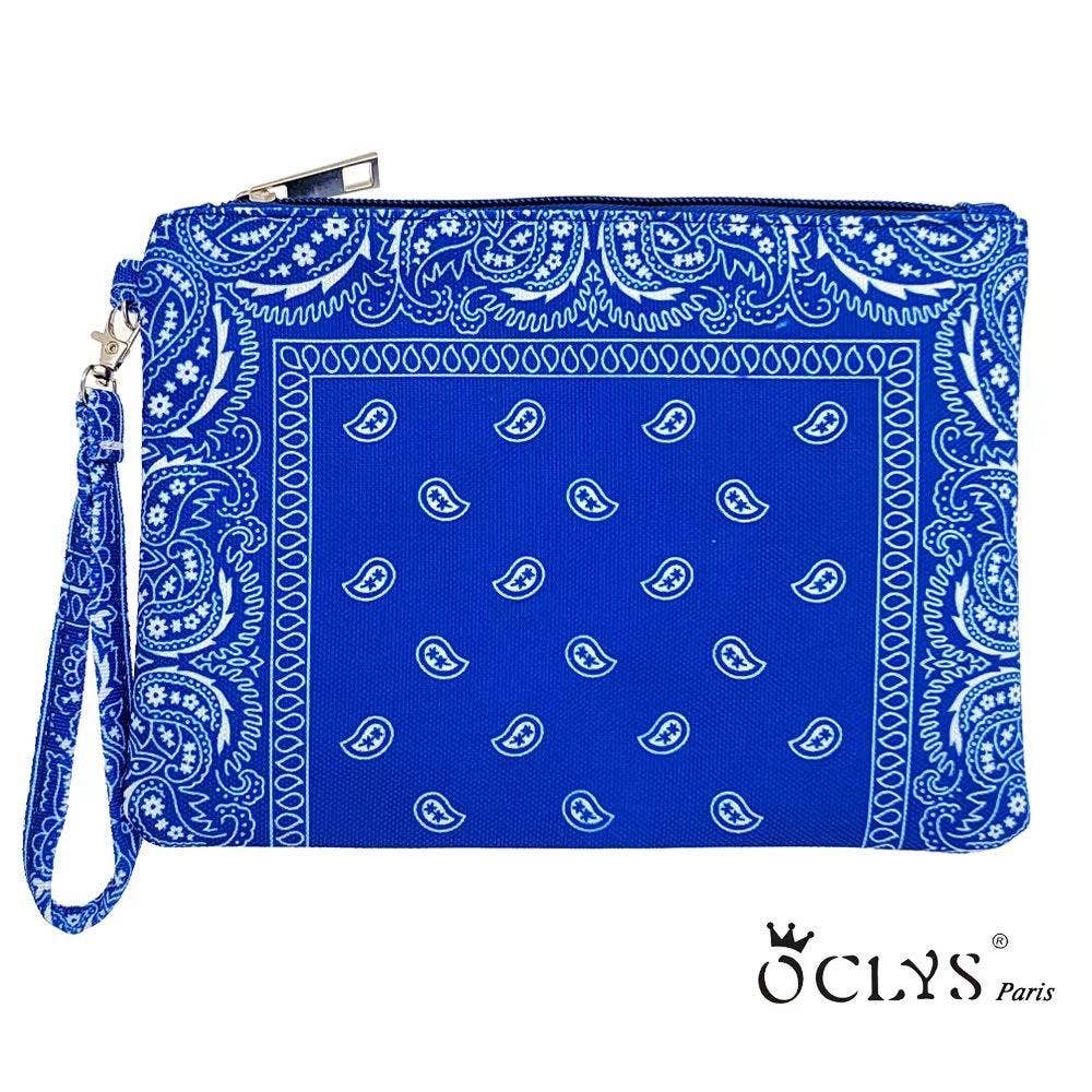Oclys - Wholesale Pouch - Women's - Colorful bandana cotton pouch with strap1
