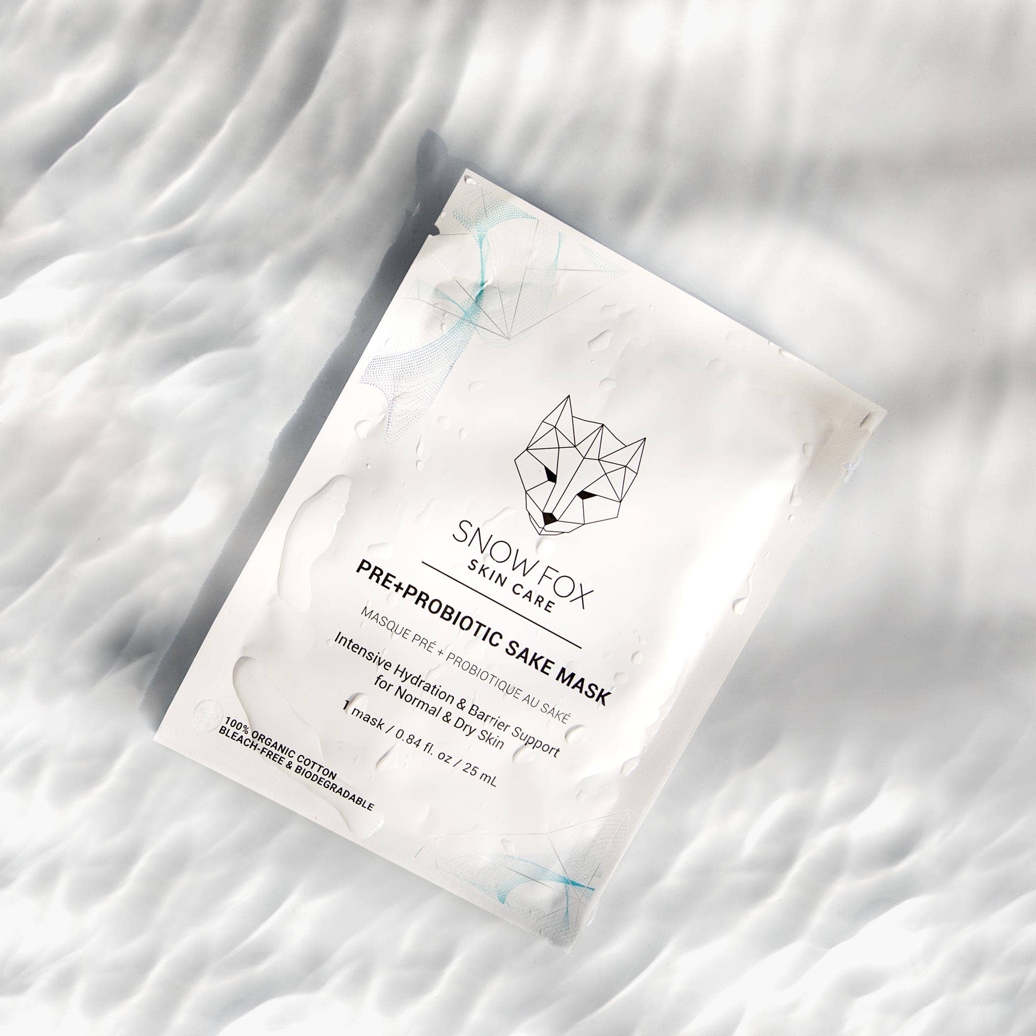Snow Fox Skincare - Wholesale Skincare Face Mask - Pre+Probiotic Sake Mask5