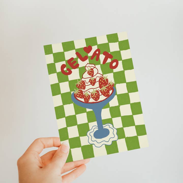 Studio Dolci – Postal por atacado – Cartão Postal Gelato3