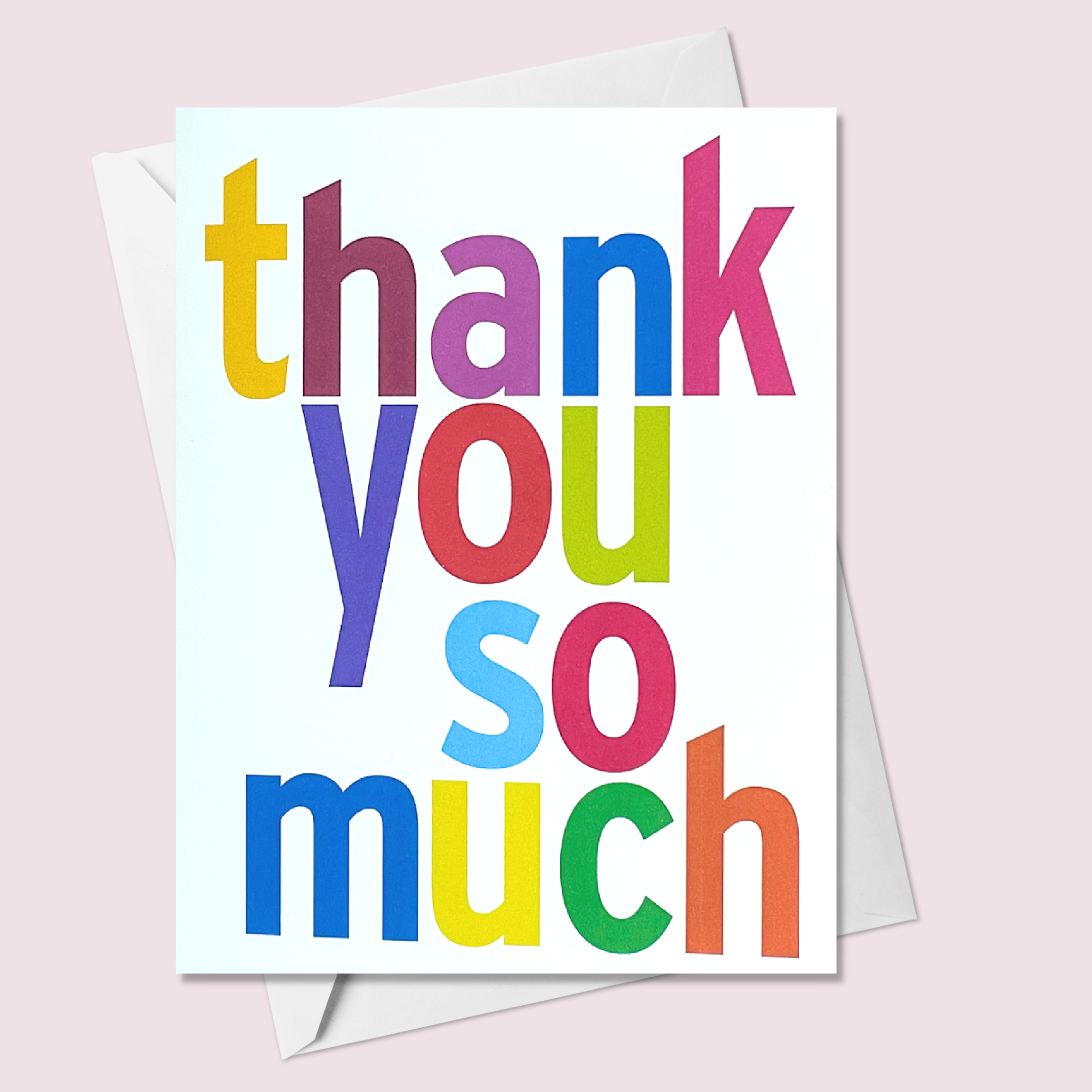 Russell Jeffery Design by Off By Heart Design – wholesale Thank you card – Thank You So Much Card0