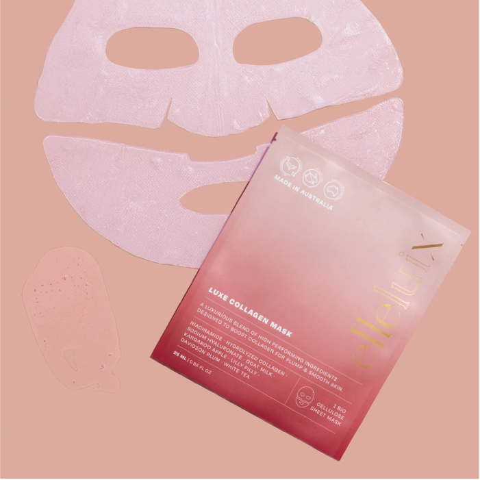 elleluix – Großhandel Gesichtsmaske – Luxe Biocellulose-Kollagen-Gesichtsmaske Set7