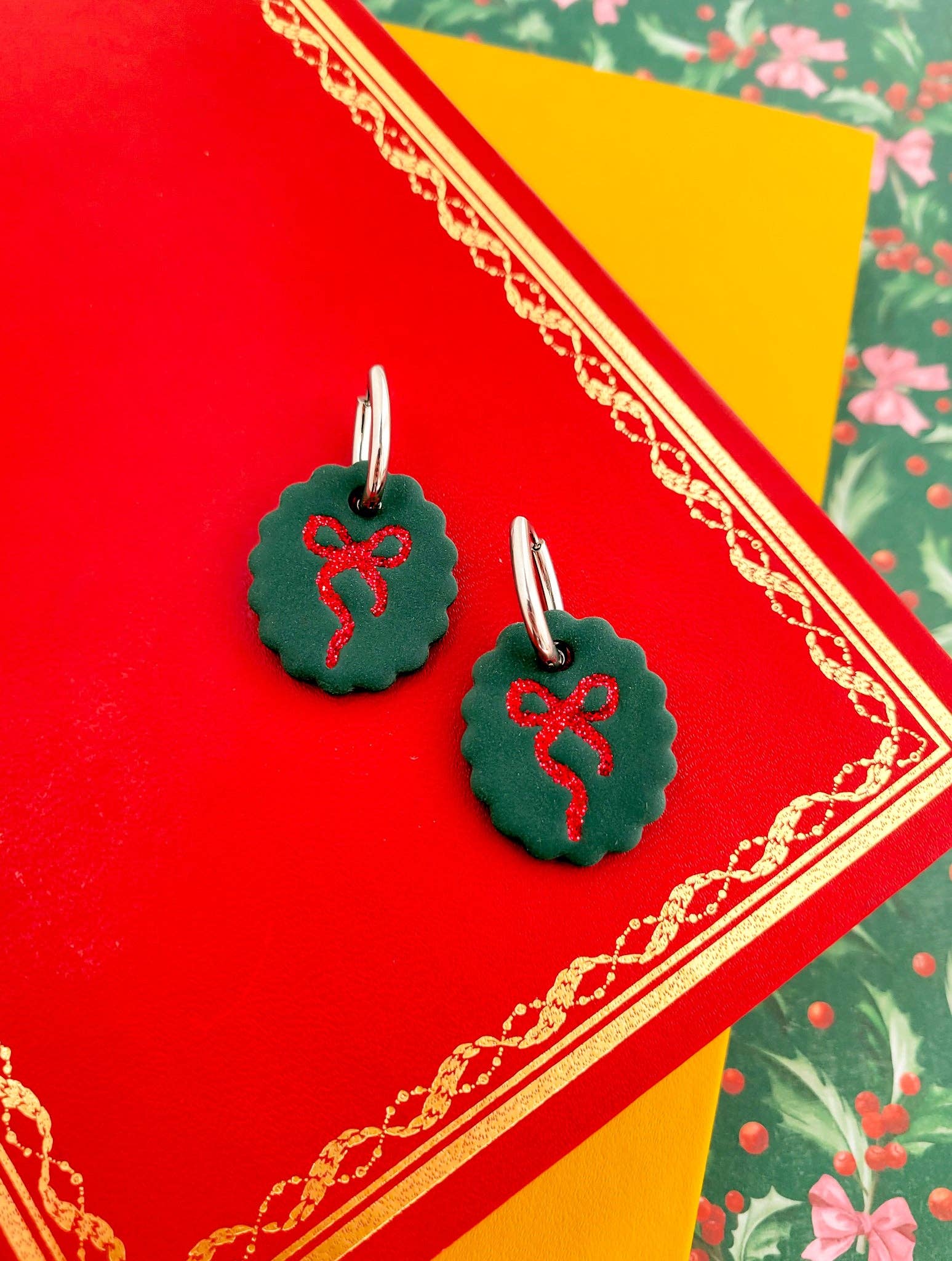 Midnight Narrative - Wholesale Huggie Earrings - Ribbon & Rhyme Hoops