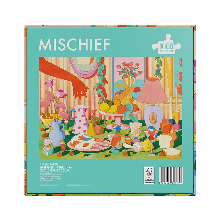 Cloudberries Jigsaw Puzzles - Wholesale Puzzle - Adult - 1000 Piece Puzzle, Mischief, Jigsaw Puzzles for Adults