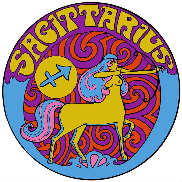 Astral Weekend - Wholesale Sticker - Zodiac Sagittarius STICKER 3 Inch2