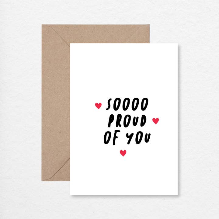 Tão orgulhoso de você A6 Greeting Card por atacado de EK DESIGN