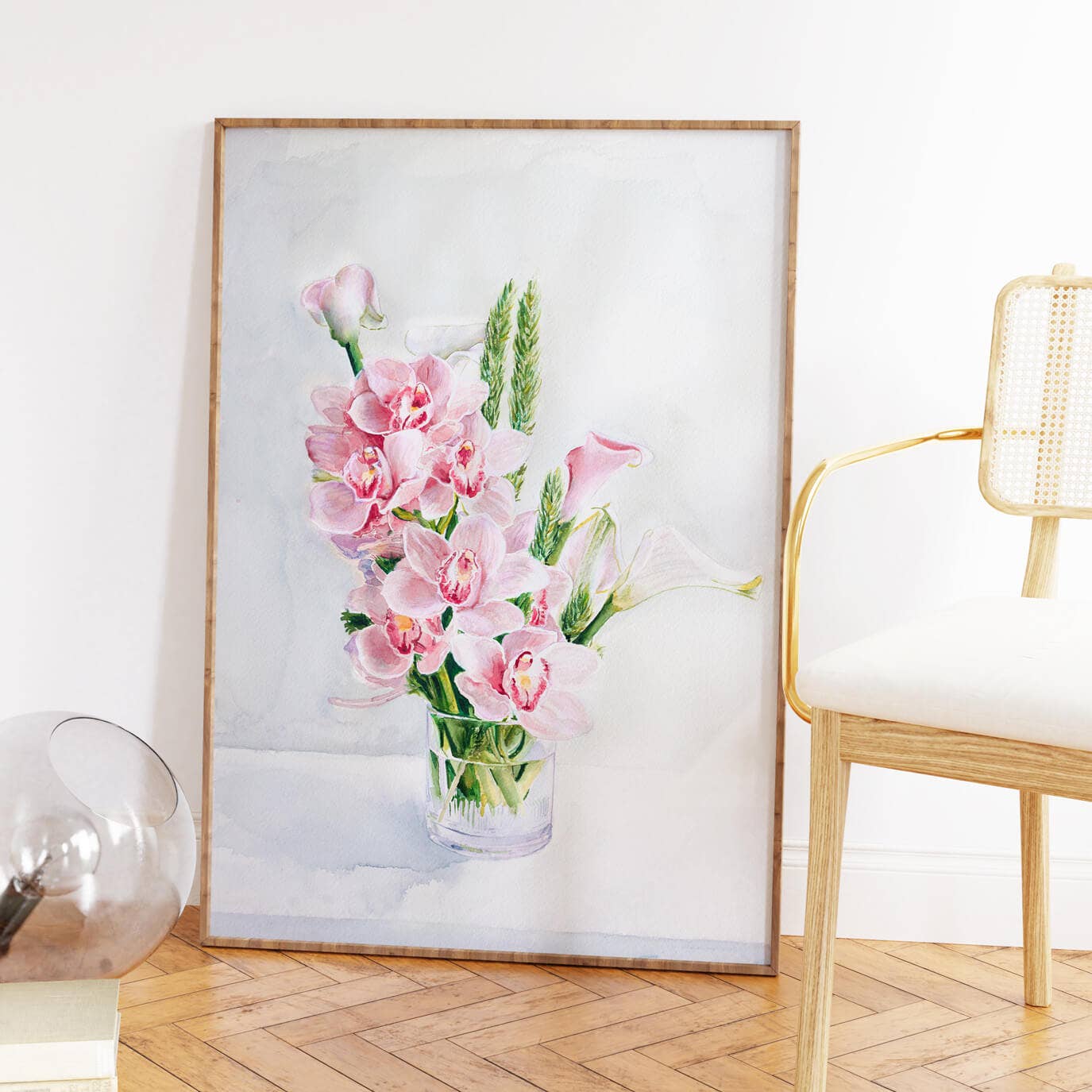 Julia Ockert - Wholesale Art Print - Orchids and Lilies Still Life Art Print12