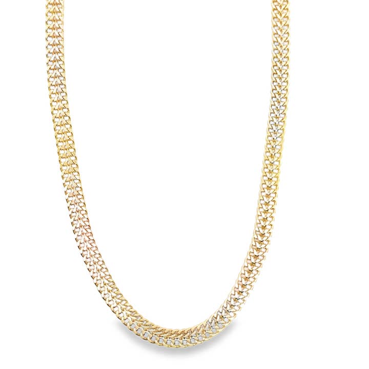 Chaîne à double maillons conçue de 5 mm (F57) pour la vente par MIA Jewelry