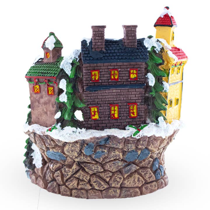 BestPysanky - Wholesale Decorative Figurine - Winter Village Skating Animated Musical Christmas Figurine4