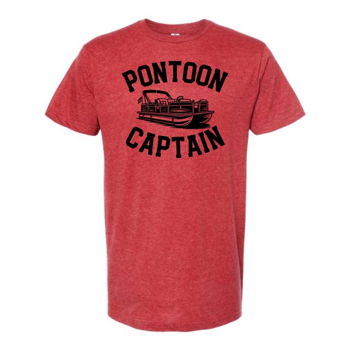 dkhandmade - Wholesale Screen Printed T-Shirt - Men's - PONTOON CAPTAIN T-SHIRT | LAKE DAY | RIVER | BEACH4