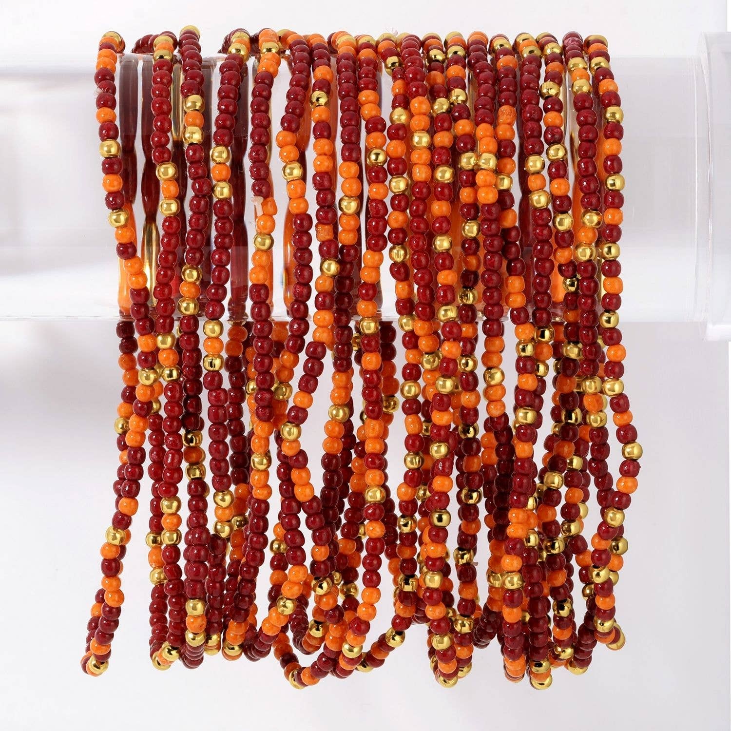 Splendid Iris - Wholesale Jewelry Set - Stretch Seed Bead GAME DAY Bracelets10