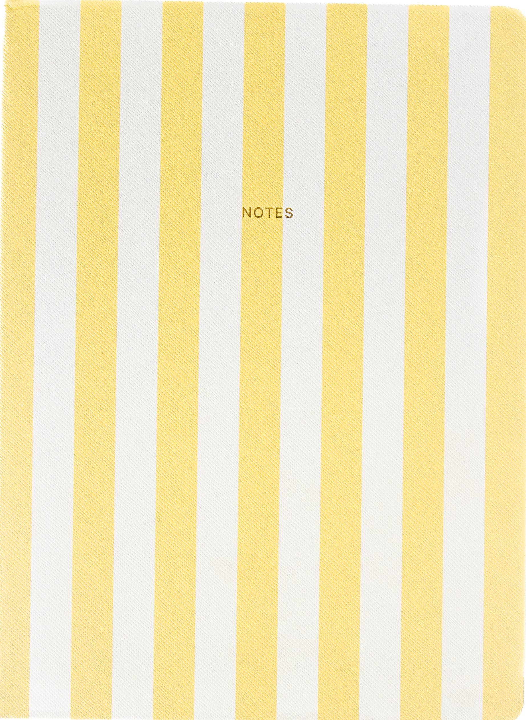 A-Journal Stationery - Wholesale Notebook - Fabrique Notebook - Stripes Yellow0