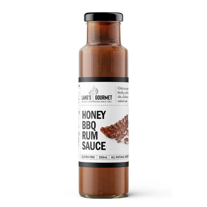 Honey BBQ Rum Sauce for wholesale by Lang's Gourmet