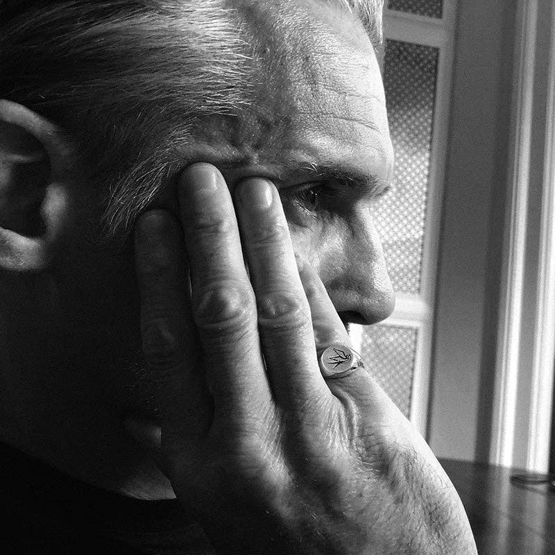 Futaba Hayashi – wholesale Signet ring – Swallow Signet Ring - Sterling Silver3