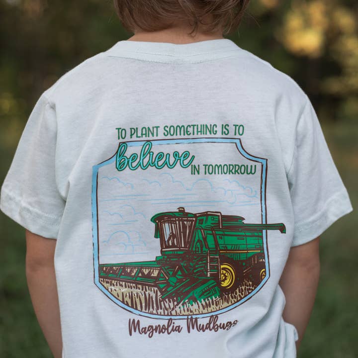 Combine Harvester Kids T-shirt | Farming for wholesale by Magnolia Mudbugs
