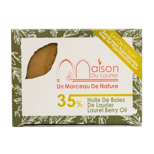 Maison du Laurier - Wholesale Bar Soap - Aleppo soap 200g 35% Laurel berry oil2