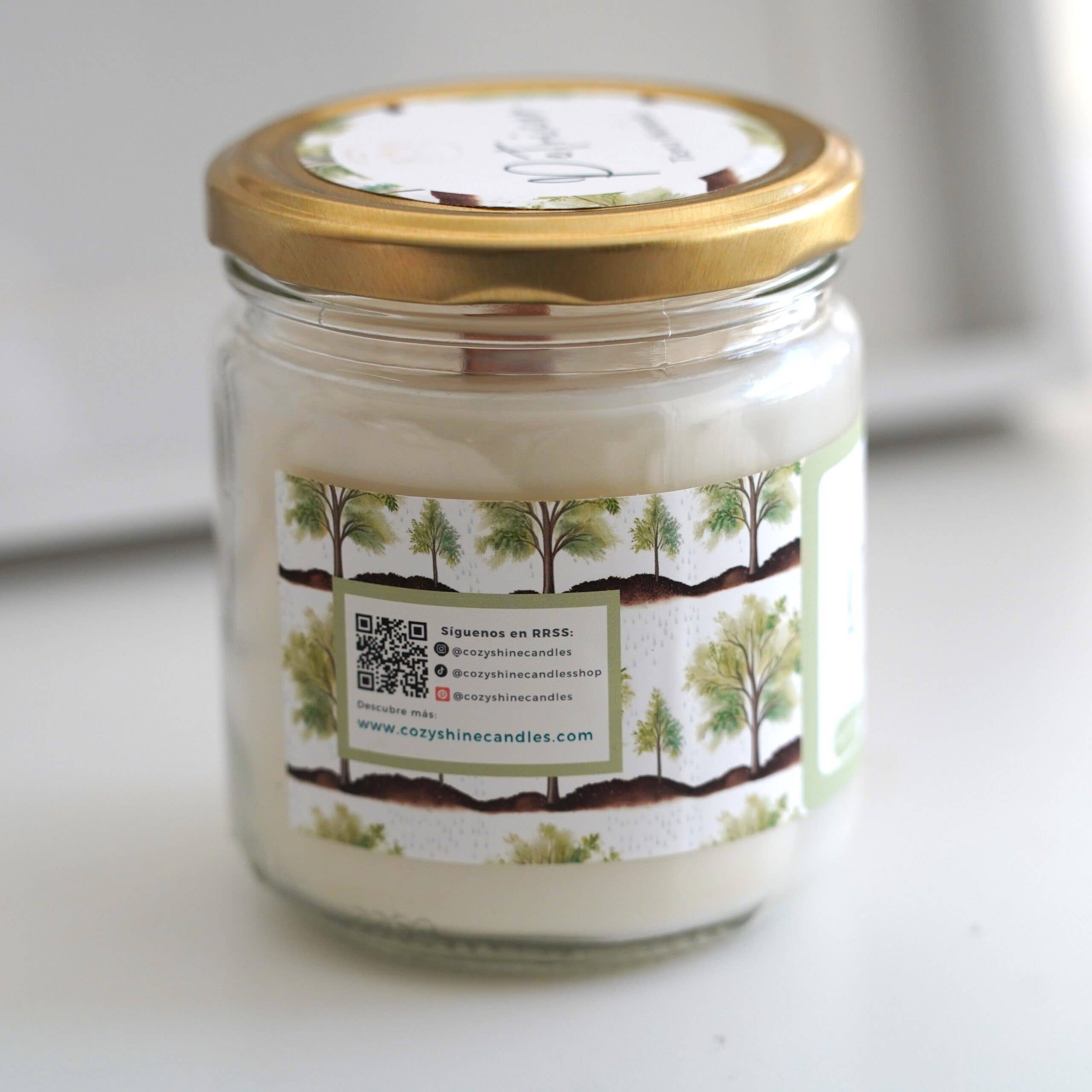 INZ Aragón S.Coop. Pequeña - Vendita all'ingrosso Candela in vasetto - Candela Profumata Cera di Soia – Petricor4