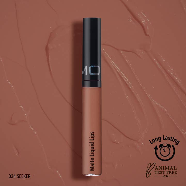 Labbra liquide opache (034, Seeker) per la vendita all'ingrosso da parte di Moira Cosmetics