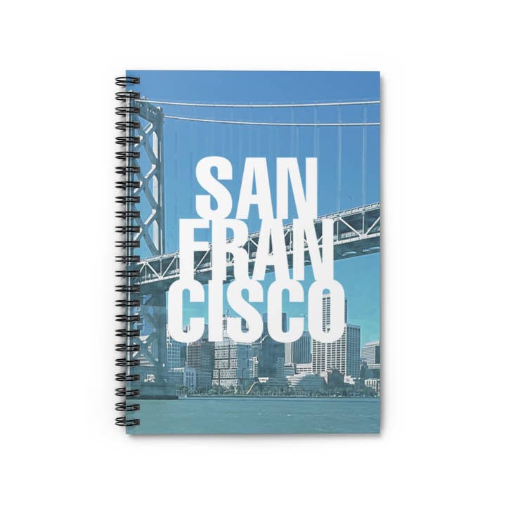 The San Francisco - In the City - Spiral Notebook - Ruled Line Journal for wholesale by Modern Design Paper Co.