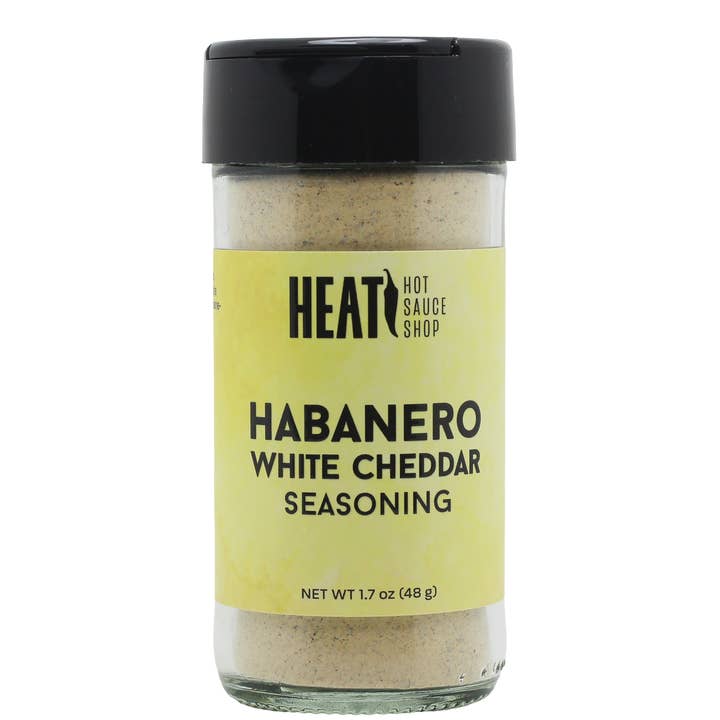 Habanero White Cheddar Seasoning for wholesale by Heat Hot Sauce Shop