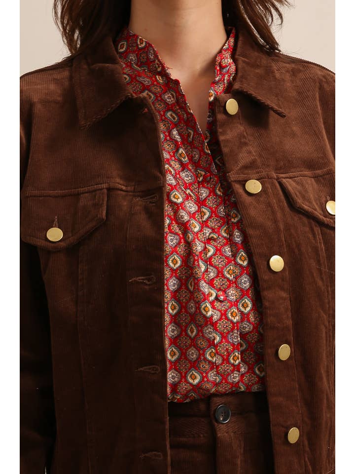 Daphnea - Wholesale Jacket - Women's - 5536 VELVET JACKET2