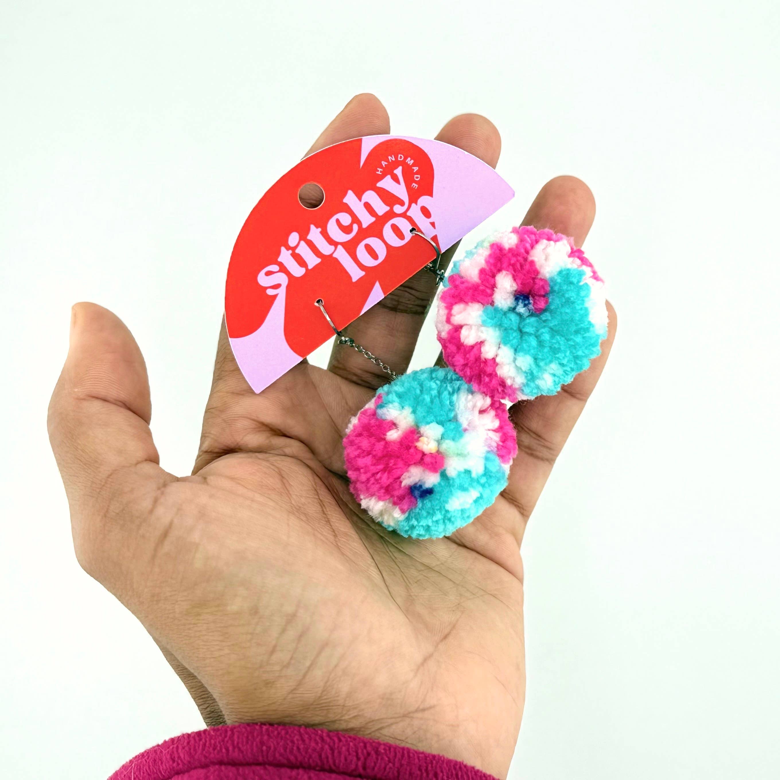 Stitchy Loop - Wholesale Dangle Earrings - Bubble Dangle Earrings6