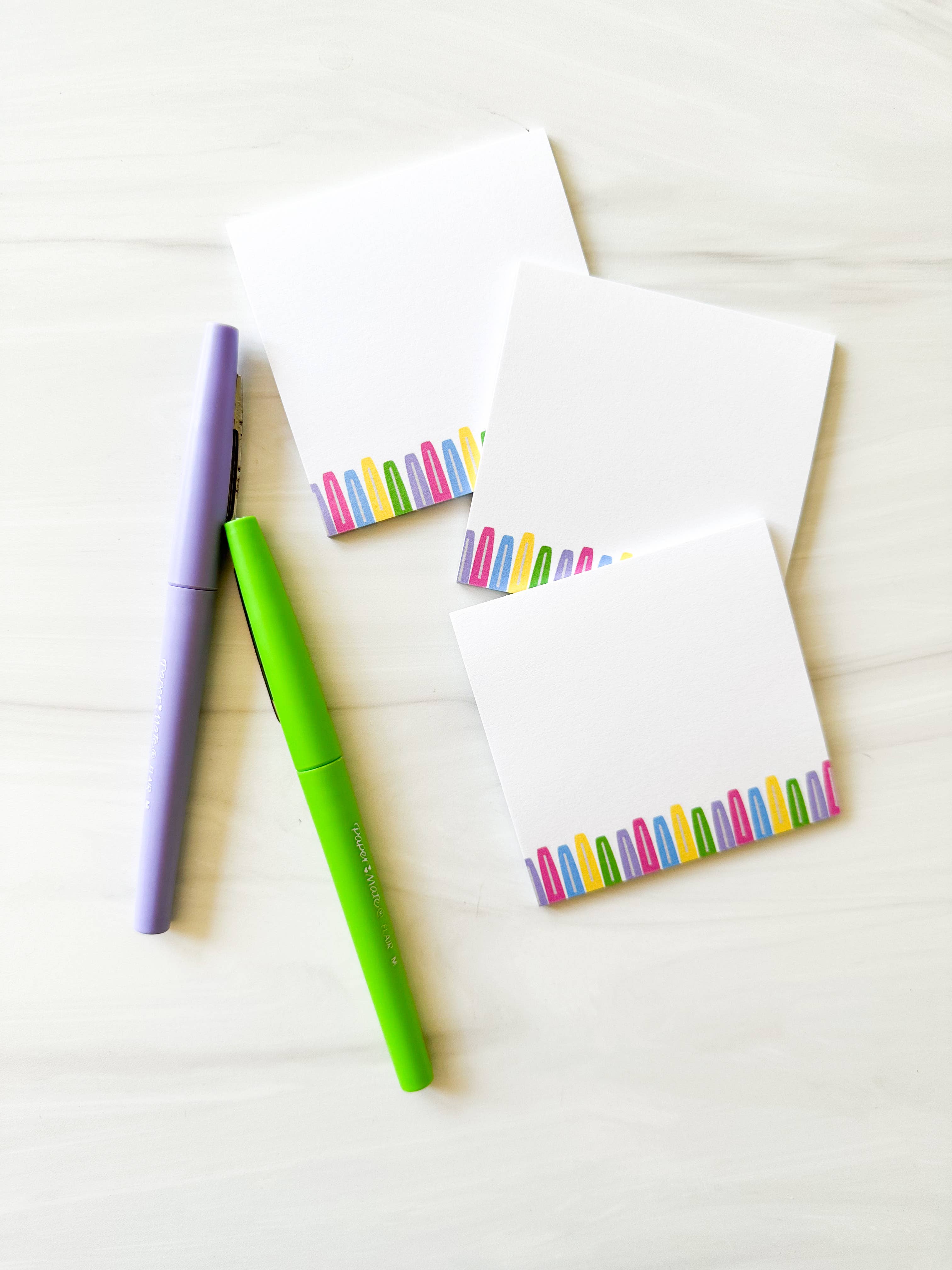 The Good Teacher Co – Bloco de notas por atacado – Bloco de notas Post-it Canetas Flair1