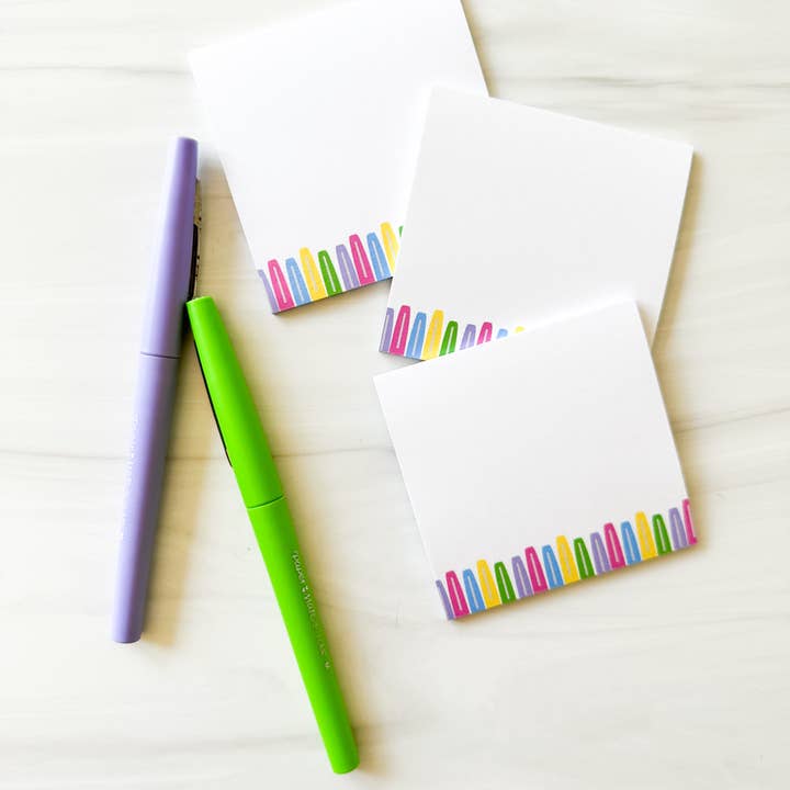 The Good Teacher Co – Bloco de notas por atacado – Bloco de notas Post-it Canetas Flair1