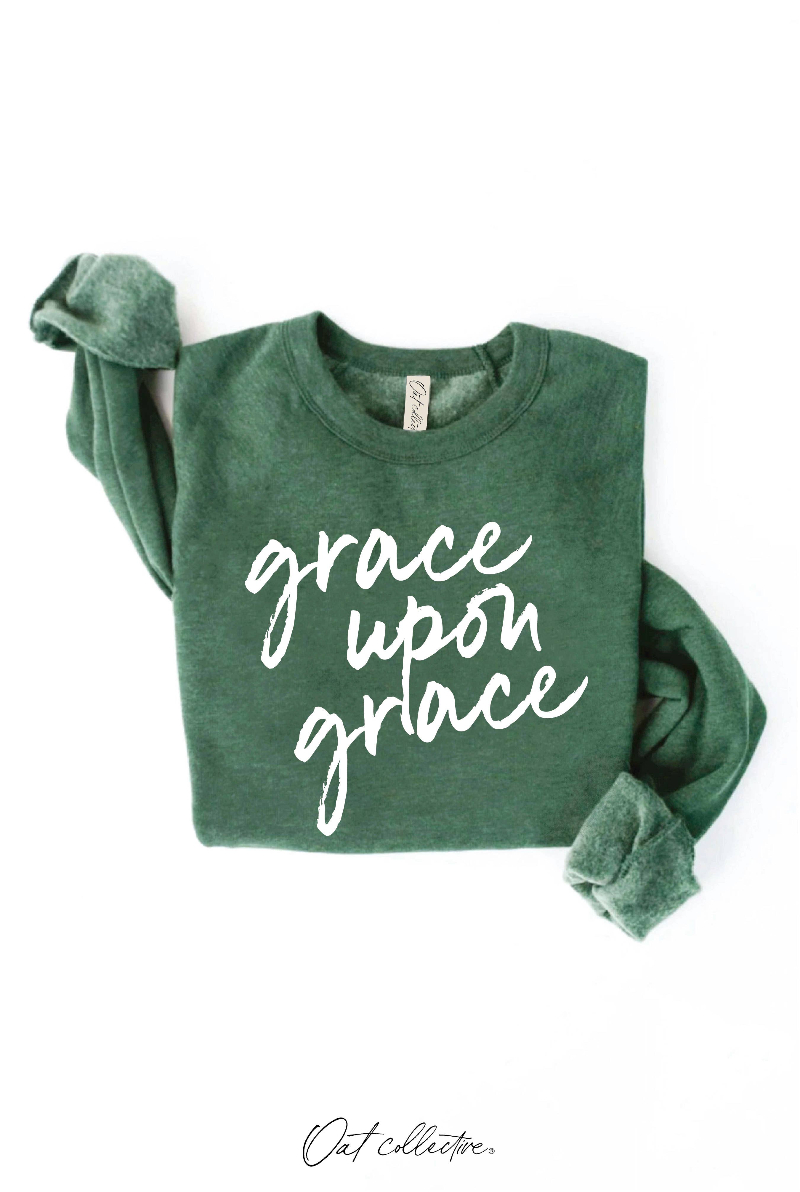 OAT COLLECTIVE – wholesale Graphic sweatshirt – Women’s – GRACE UPON GRACE Graphic Sweatshirt10
