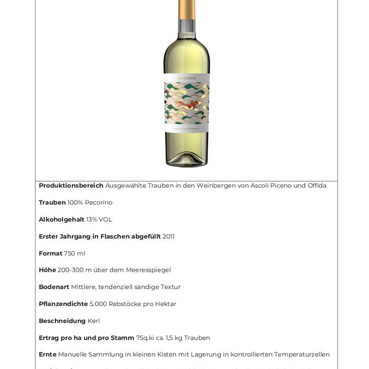 Metina SAS - Wholesale White Wine - Villa Angela Offida DOCG Pecorino Cantina Velenosi2
