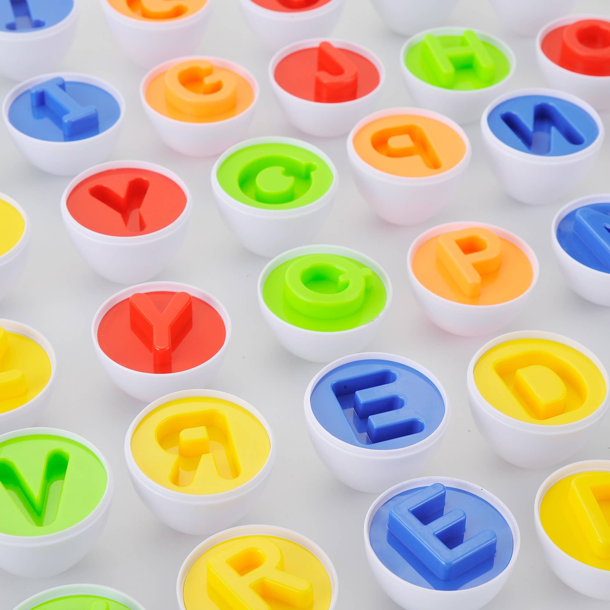 AZ Trading & Import (Toys, RC Toys & More) - Wholesale Toy Set - Kids - Letters Matching Eggs 26PCS ABC Alphabet Color Sorter Puzzle14