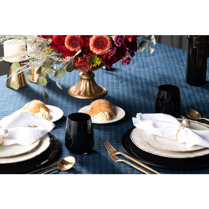 Barski - Wholesale Cocktail/liquor glass - Opaque Black Double Old Fashion, 13 oz. Set of 65