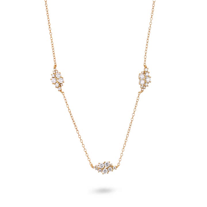 Krystalklynge Station Halskæde for engroshandel hos Gold Trip