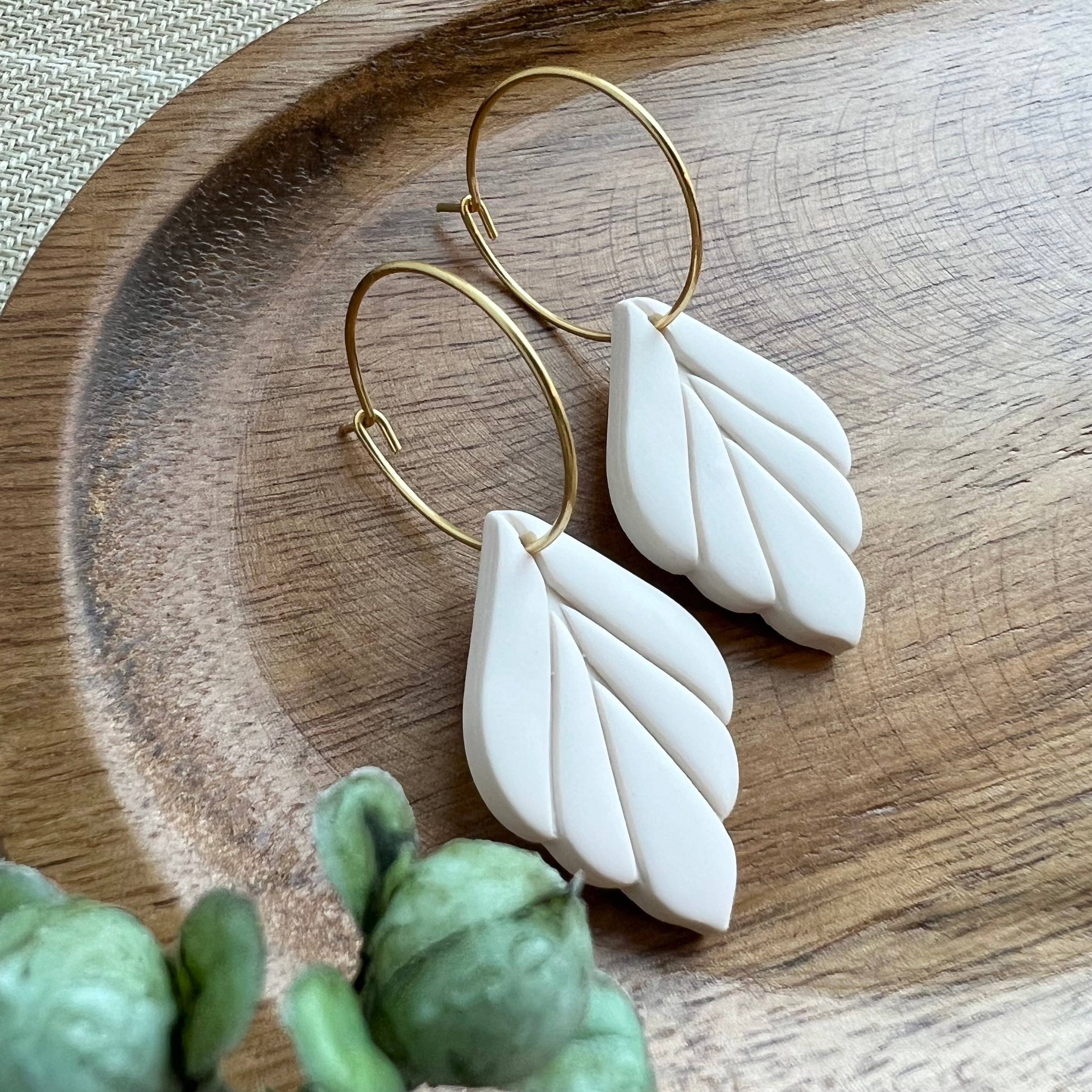 Courage & Calling - Wholesale Dangle Earrings - Flora Hoops0