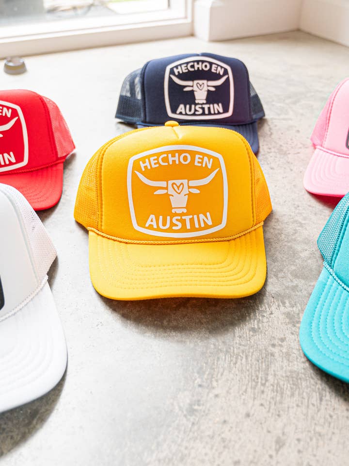 Made in Austin Trucker Hat for wholesale by House of Shan, INC
