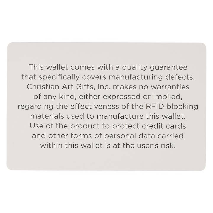 Christian Art Gifts - Wholesale Wallet - Men's - Wallet Leather Brown Trust in the Lord Prov. 3:55