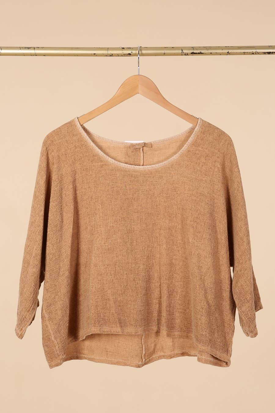 la maison des fibres naturelles – wholesale T-shirt – women's – TOP 3791 90% COTTON 10% LINEN26