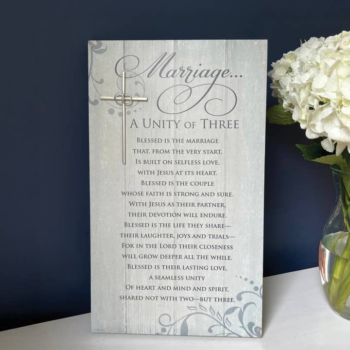 Placa de pared de matrimonio para venta al por mayor de Abbey + CA Gift