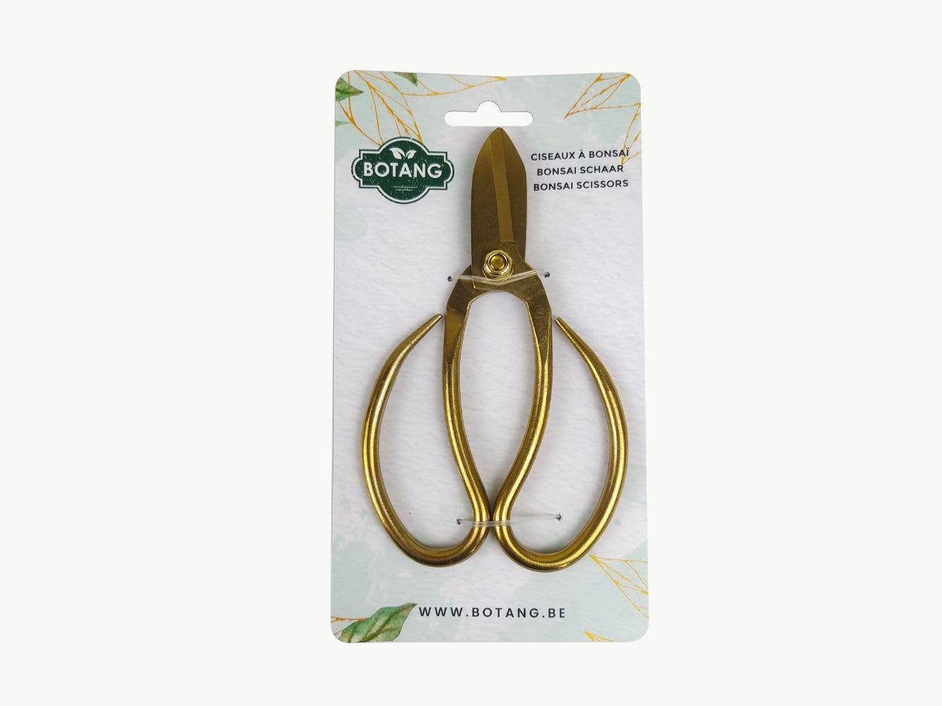 Botang - Vente Outil de jardinage - Ciseaux à bonsaï forgés avec manche en métal doré2