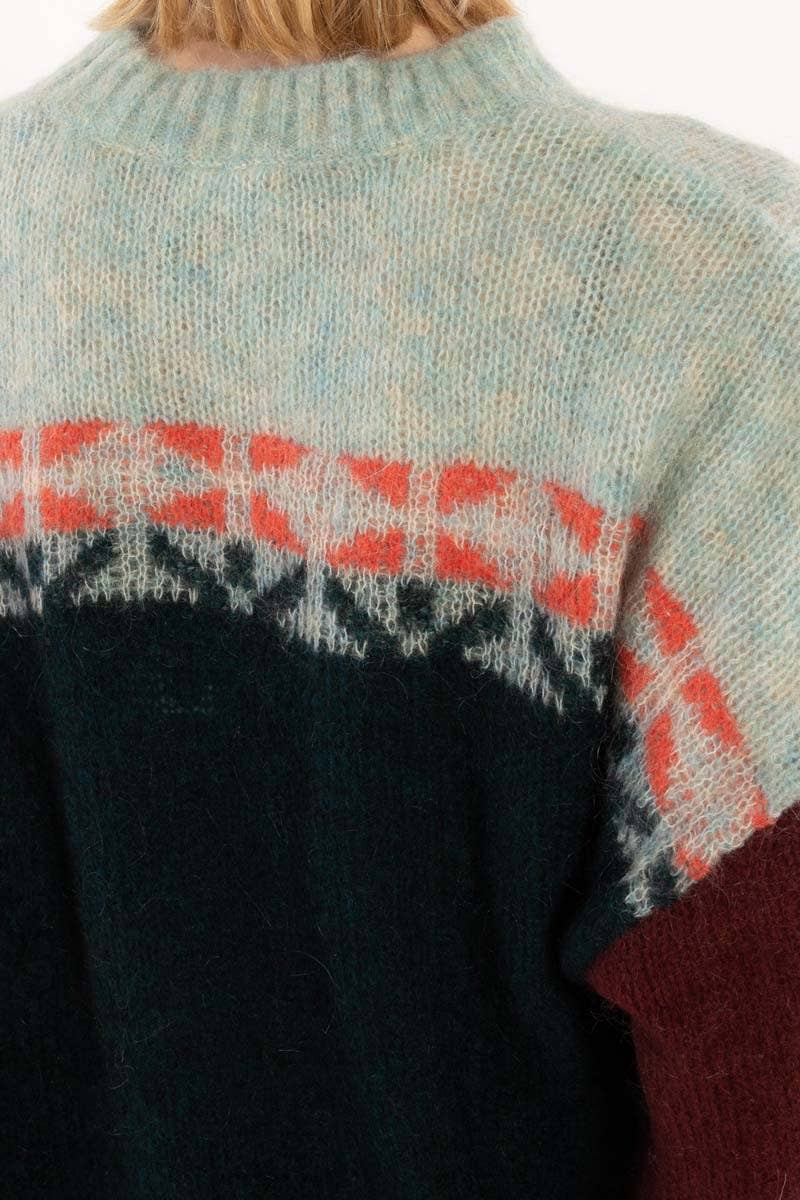Danefae København - Wholesale Knit Sweater - Women's - Danebloom Alpaca Sweater Multi2