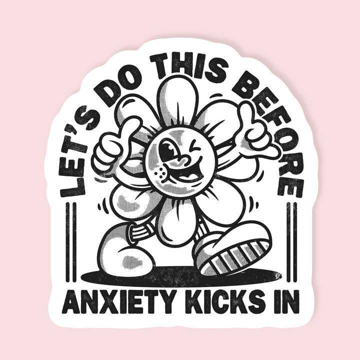 Anxiety Sticker for wholesale by Urban Brew